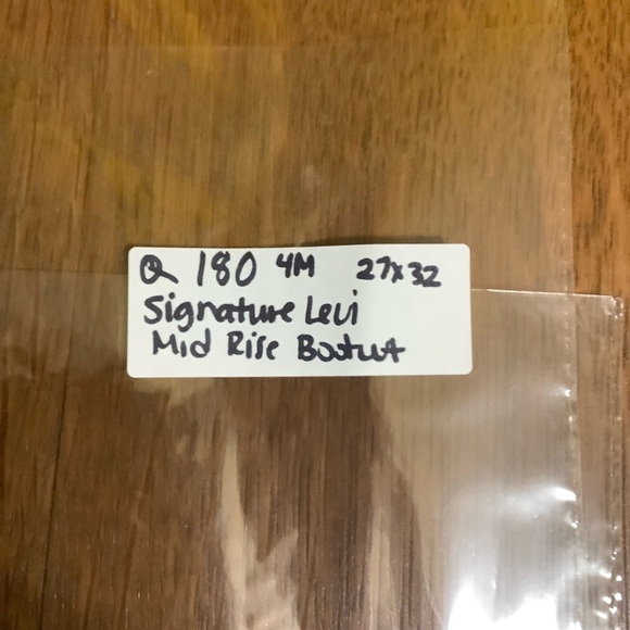 Levi’s NWT Women’s Mid-Rise Bootcut Blue Jeans Size 4 M / 27 - Picture 8 of 8